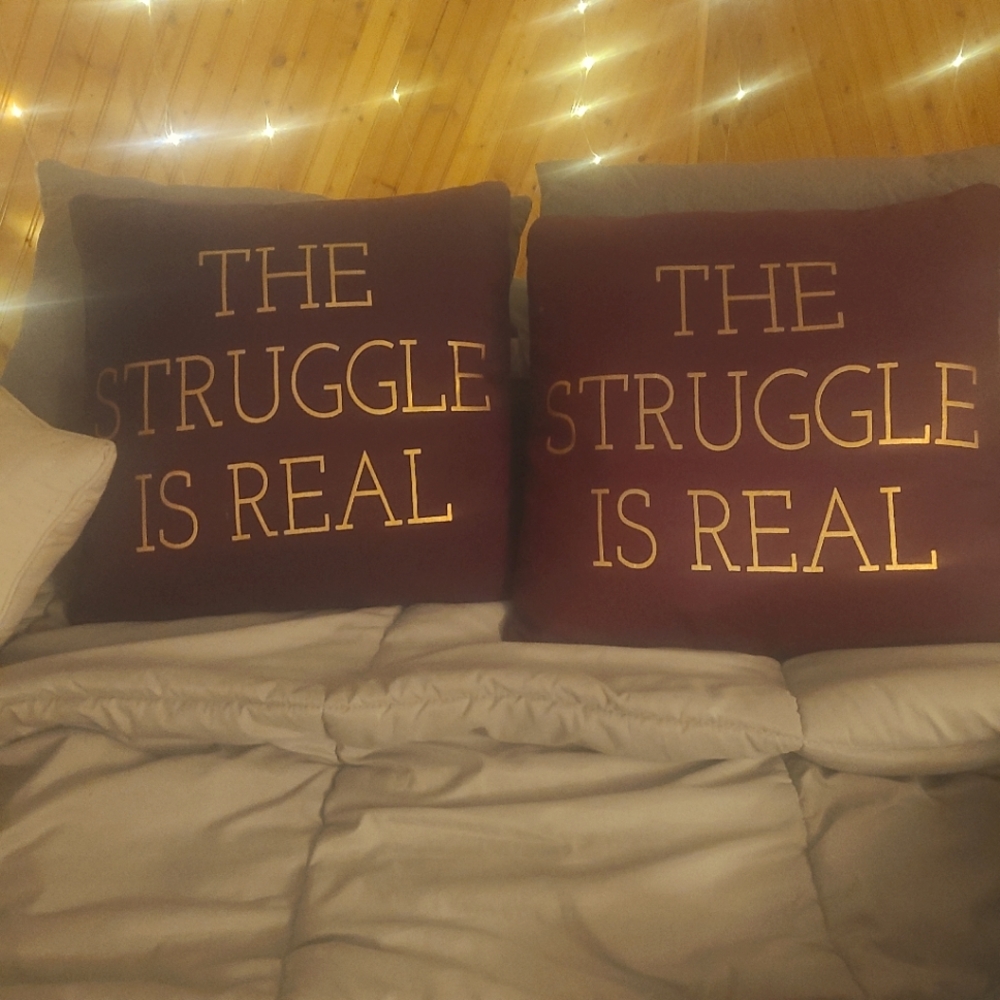 Printed pillows